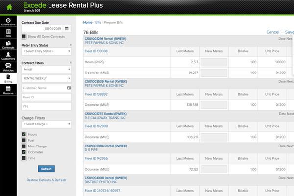 screenshot of Excede DMS